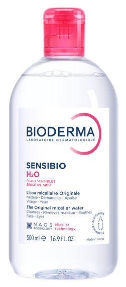 Sensibio H2O arc és sminklemosó BIODERMA (500ml)