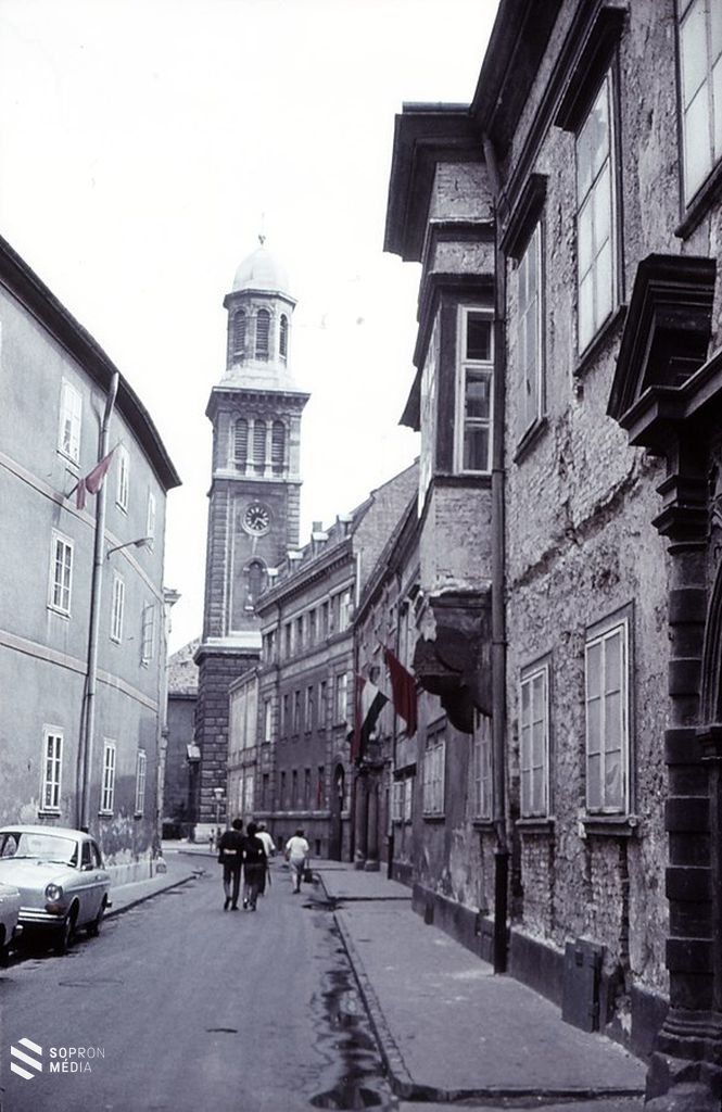 Sopron 1969, Templom utca, Evangélikus templom
