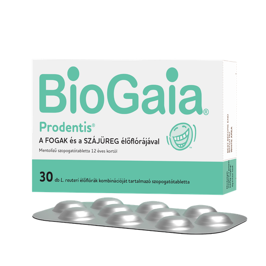 Biogaia Prodentis szopogató tabletta mentol (30x)