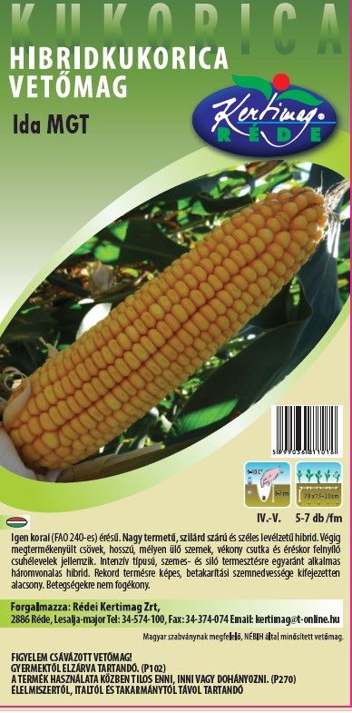 Hibridkukorica IDA MGT 1000g termék képe
