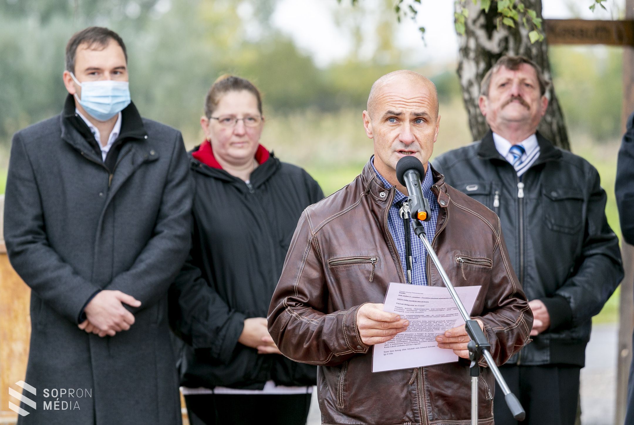 Megújult a községháza és Szent Imre-szobrot is avattak Ebergőcön