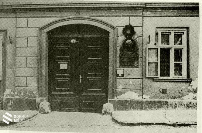 Fényi Gyula szülőháza Sopronban 
