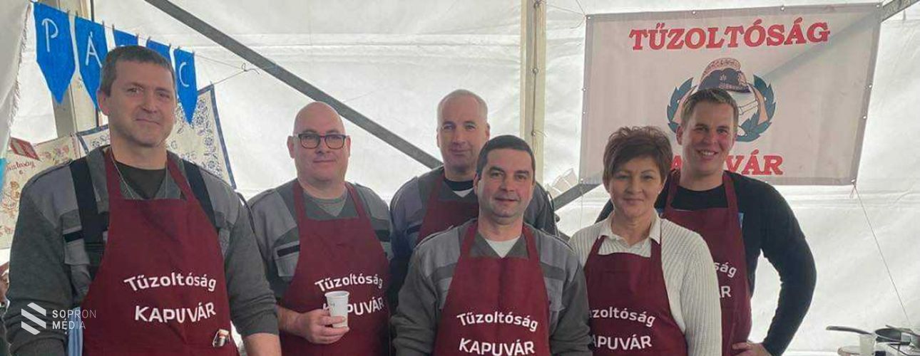 A kapuvári tűzoltók eredményesen zárták a IX. Kapuvári Böllérmáj és Gasztronómiai Fesztivált