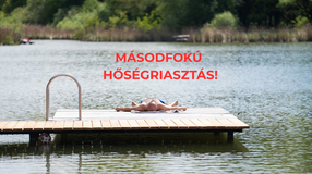 Másodfokú hőségriasztás lép életbe szombattól