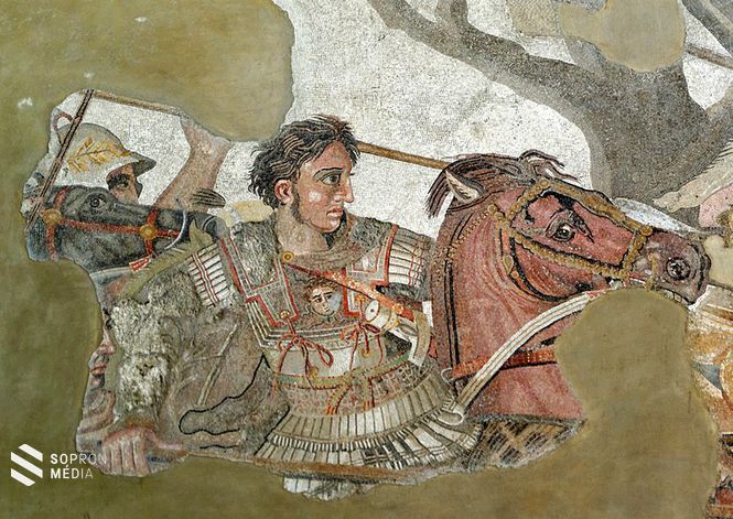 Nagy Sándor és lova Bukephalosz  
