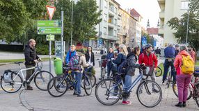 Reggelivel várták a bringásokat Sopronban