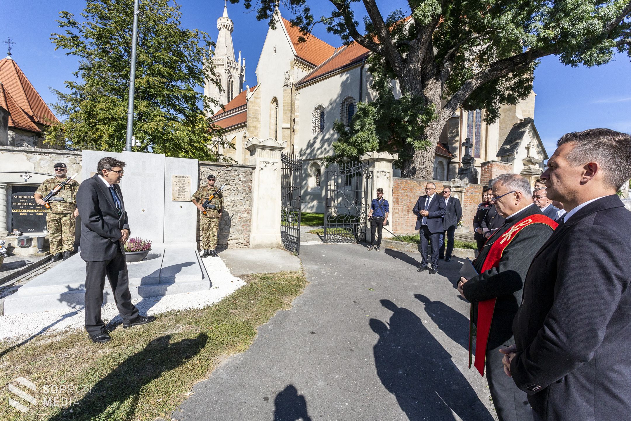 Az ágfalvi csata hőseire emlékeztek a Szent Mihály temetőben