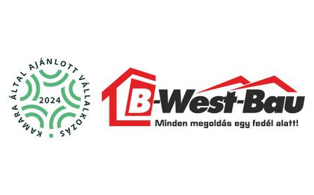 A B-West-Bau Kft. a "Kamara Által Ajánlott Vállalkozás" Védjegyprogramban