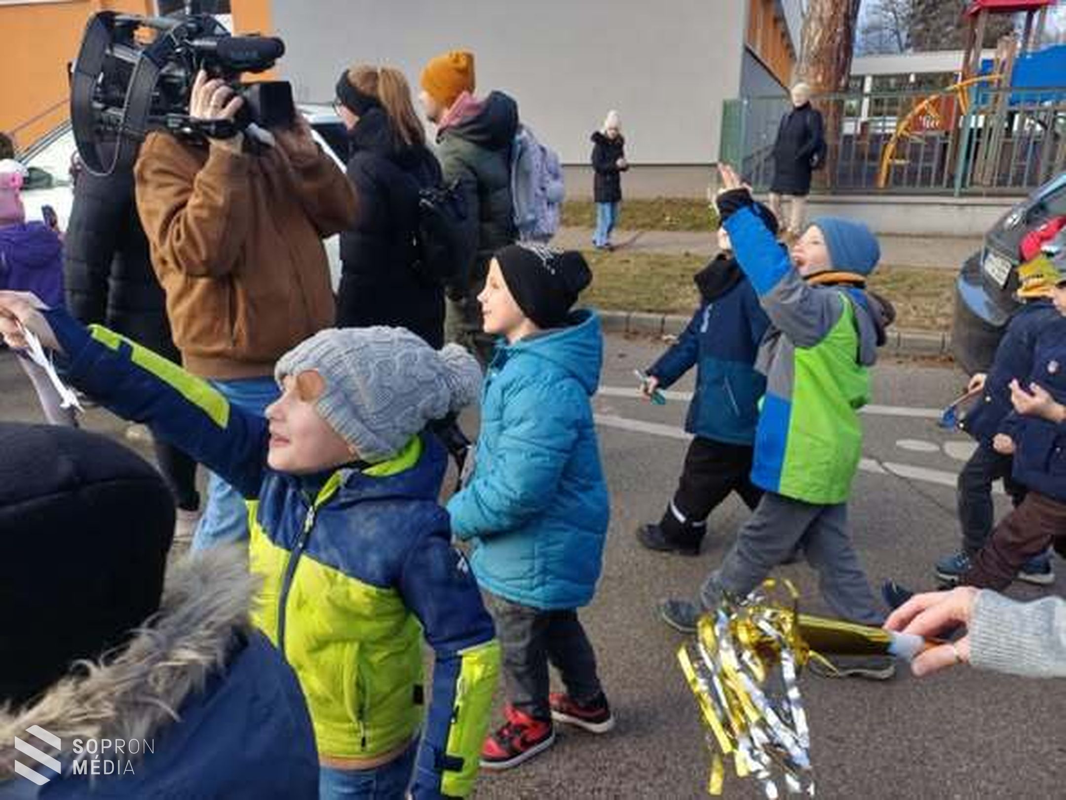 Vidám télbúcsúztatás Bánfalván