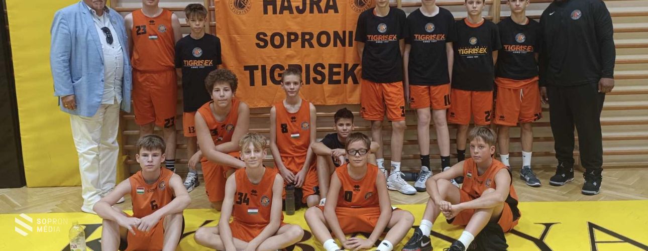 A Soproni Tigrisek Sportegyesület U14/A csapata bekerült az ország legjobb 20 csapata közé a főtáblára!