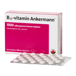 B12-vitamin Ankermann 1000 mcg bevont tabletta (100x) termék kép