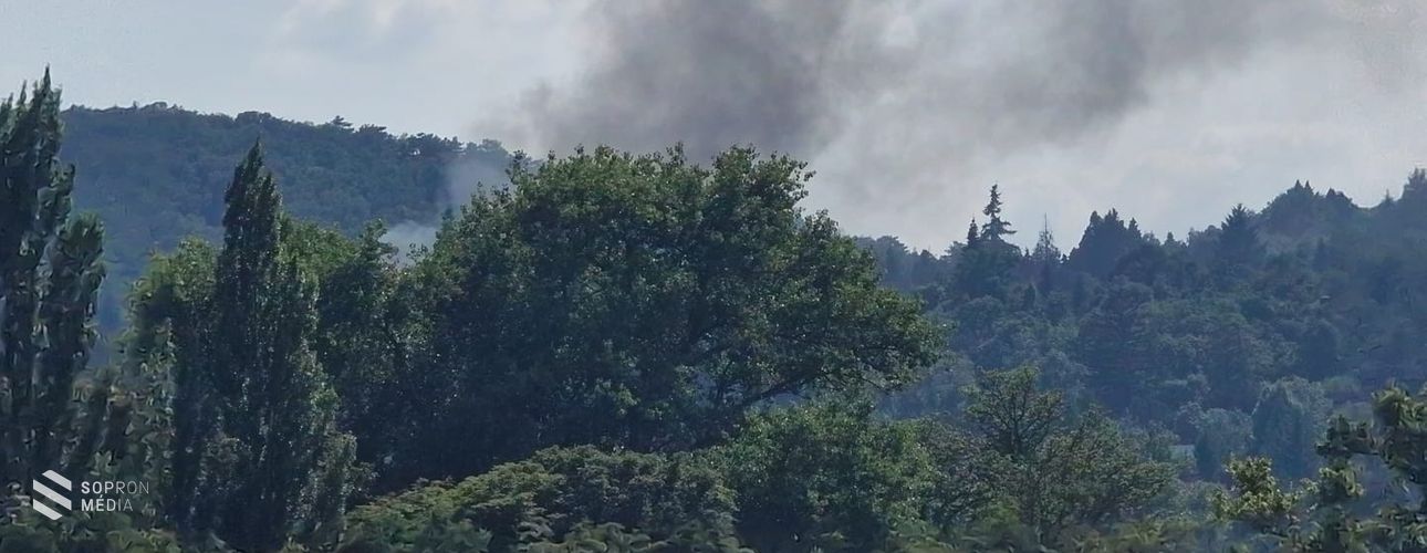 Kigyulladt egy tároló Sopron határában