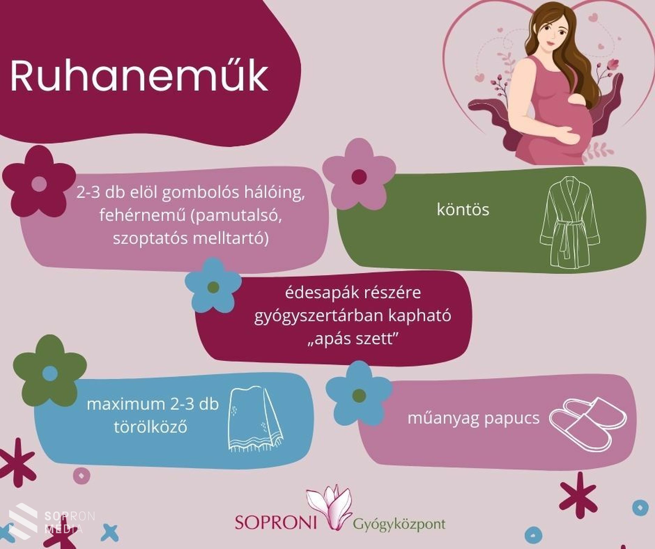 Hasznos tippek várandós anyukáknak: Így állítsa össze a kórházi csomagját!