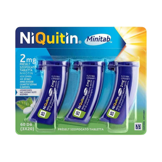 Niquitin Minitab 2 mg szopogatótabletta préselt (60x (3x20))