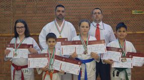 Soproni sikerek a szombathelyi karate kupán
