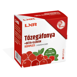 LXR Tőzegáfonya + B-Glükán Komplex kapszula (60x) termék kép