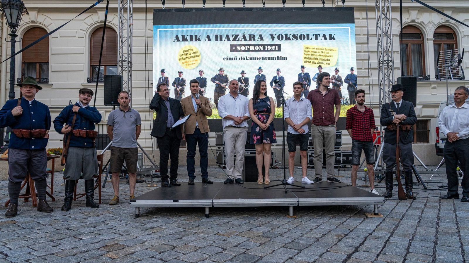 Akik a hazára voksoltak – szabadtéri filmvetítés volt Sopronban