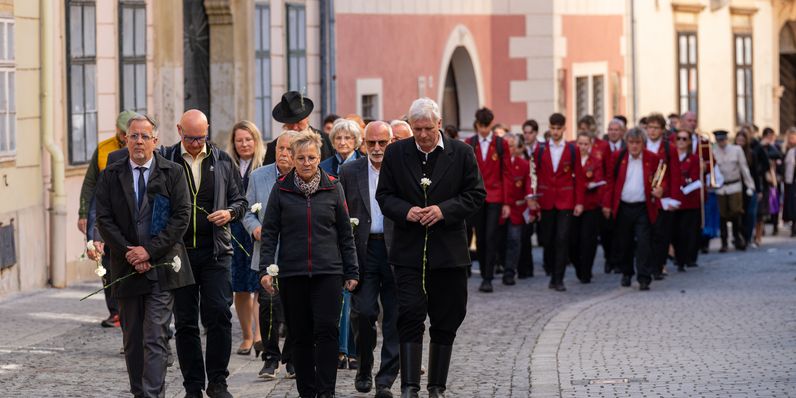A kitelepítés 80. évfordulójára emlékeztek Sopronban