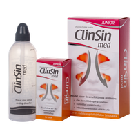 ClinSin Med Junior orr/melléküreg öbl.készlet (flakon+16tasak)