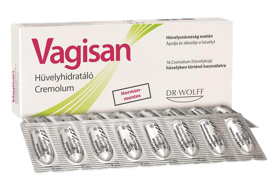 Vagisan Cremolum hüvelykúp hidratáló (16x)