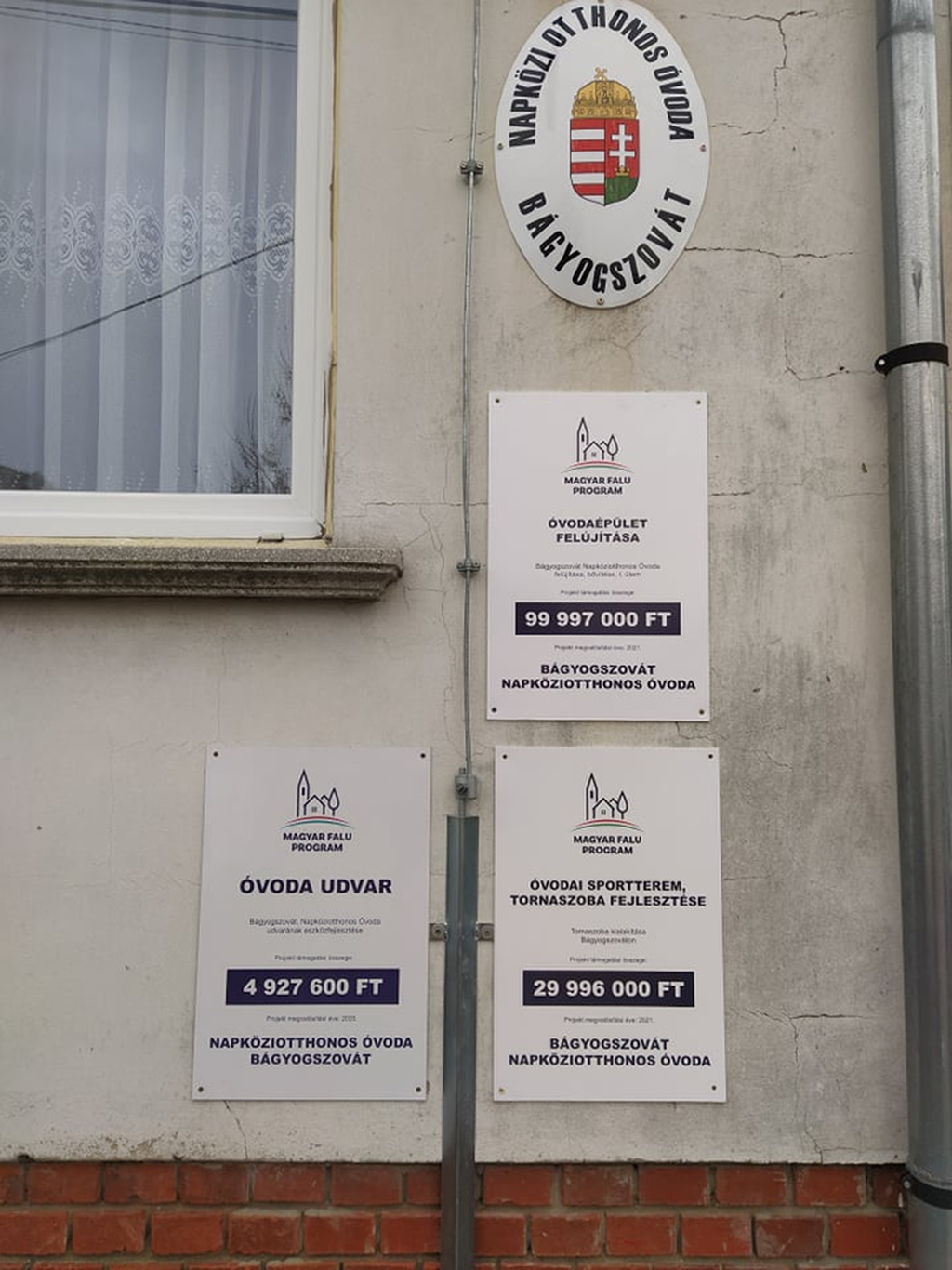 Tornaszoba kialakítása Bágyogszováton (MFO_OTF 2020. kódszámú pályázati kiírás keretében)