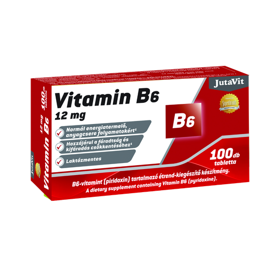 Jutavit B6-vitamin 20 mg Piridoxin tabletta (60x)